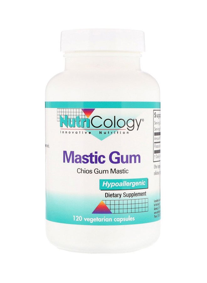 Nutricology Pack Of 3 Mastic Gum Dietary Supplement - 120 Capsules - Image 1