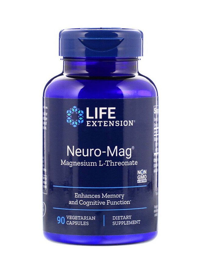 Life Extension Pack Of 2 Neuro-mag Magnesium L-threonate Dietary Supplement - 90 Capsules - Image 1