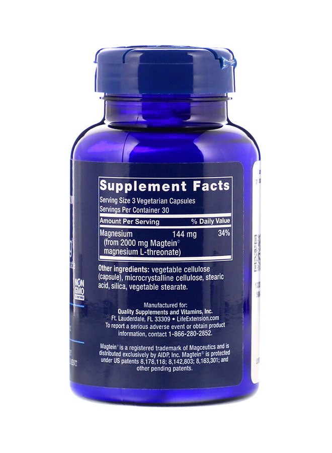 Life Extension Pack Of 2 Neuro-mag Magnesium L-threonate Dietary Supplement - 90 Capsules - Image 2