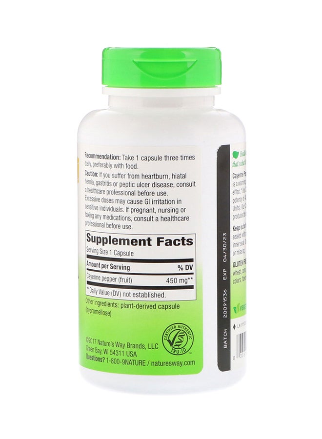 Cayenne Pepper Dietary Supplement - 180 Count