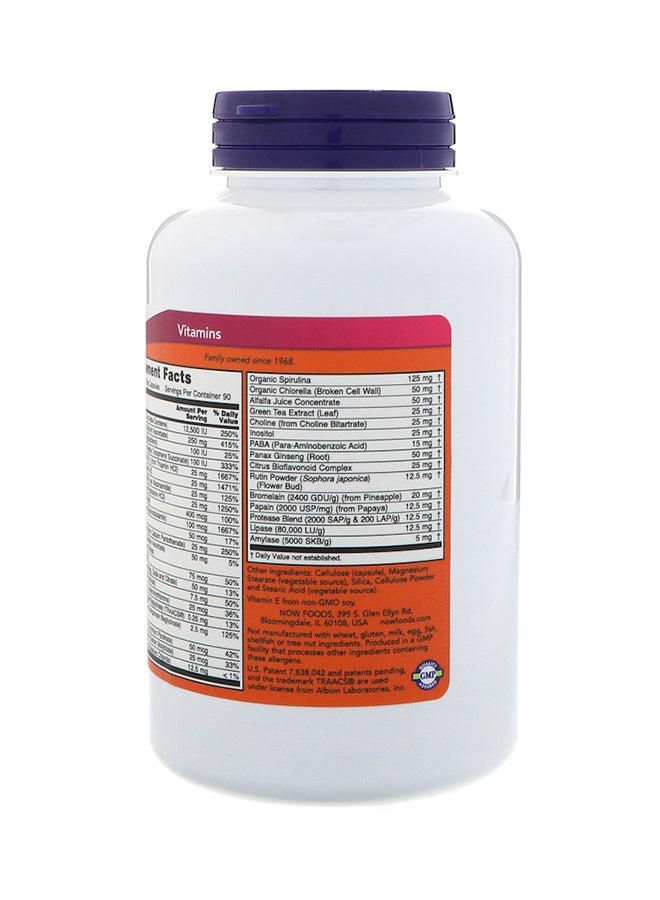 Now Foods EcoGreen Multi Vitamin - 360 Capsules - Image 3