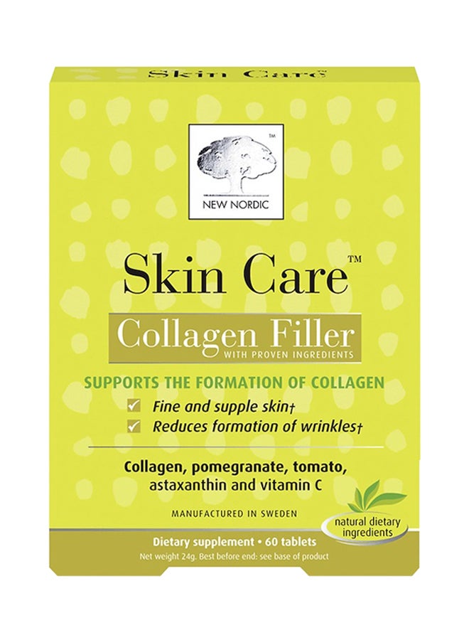 New Nordic - Pack Of 3 Skin Care Collagen Filler - 60 Tablets - Image 1