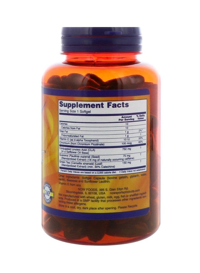 now SPORTS - CLA Extreme Weight Management Dietary Supplement - 90 Softgels - Image 1