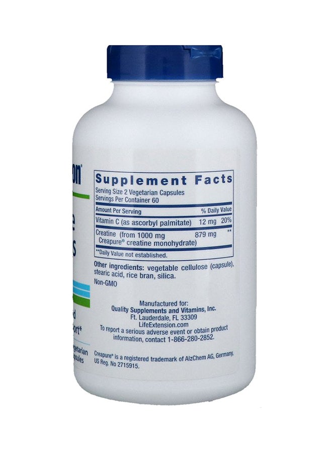 لايف إكستنشن مكمل كرياتين - 120 كبسولة نباتية - Image 2