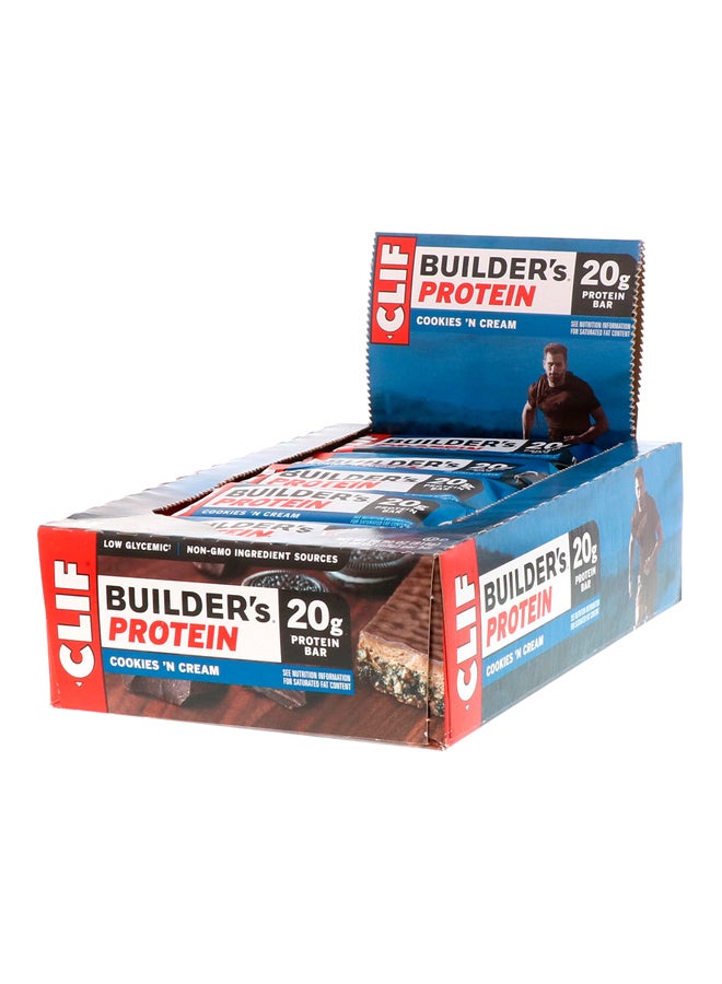 Clif Bar 12-Piece Protein Bars - Cookies And Cream  - Image 1