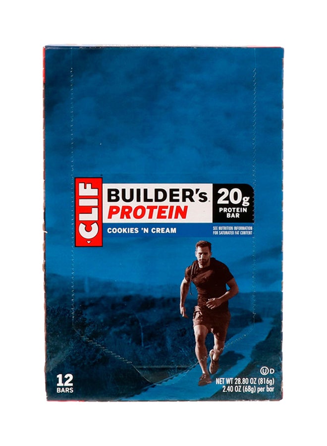 Clif Bar 12-Piece Protein Bars - Cookies And Cream  - Image 2