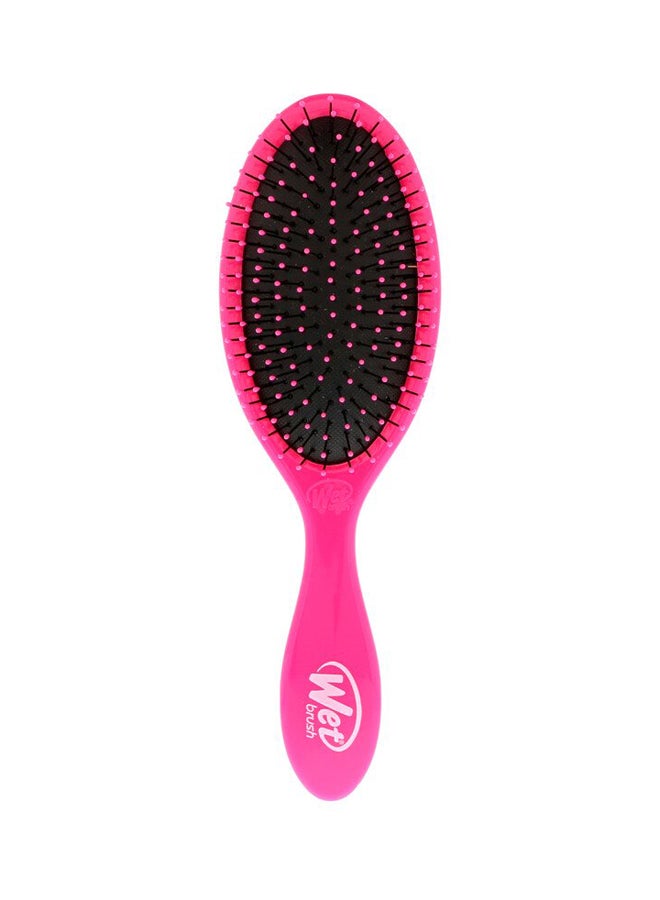 Wet Brush Detangle Shower Hair Comb Pink/Black - Image 1