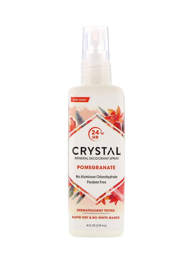 Crystal Pack Of 3 Pomegranate Deodorant Essence Spray - Image 1