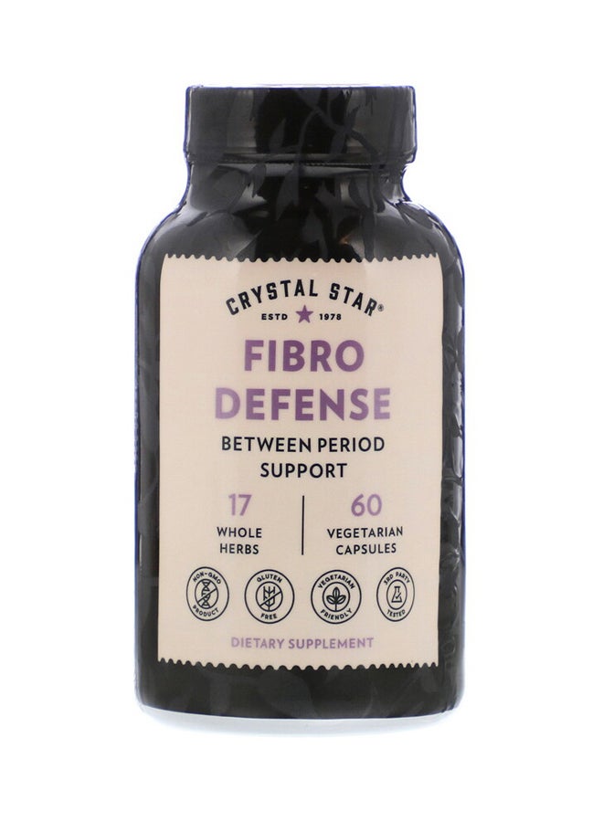 Crystal Star Fibro Defense Dietary Supplement - 60 Vegetarian Capsules - Image 1