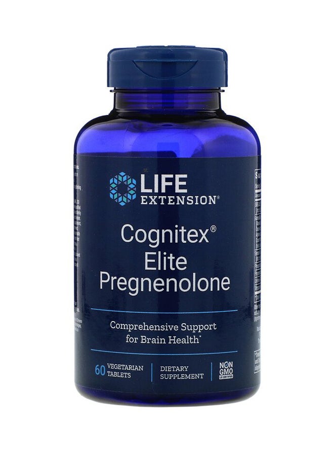 Cognitex Elite Pregnenolone Dietary Supplement - 60 Tablets - v1585737858/N33130401A_1