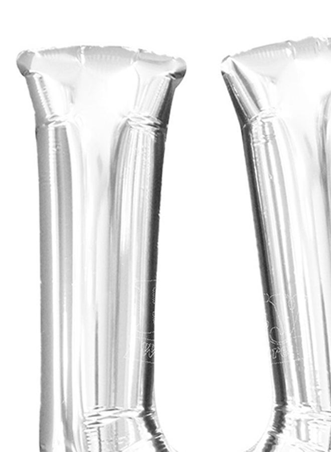 Secret Letter U Shape Birthday Decorative Balloon 100 x 95cm - Image 2