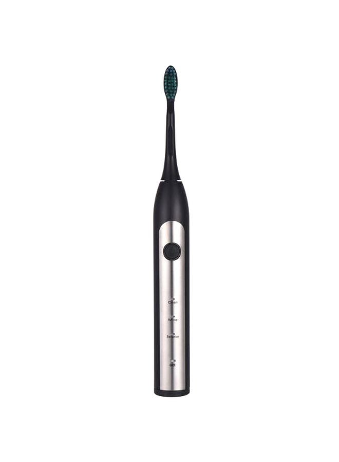 Sonic Electric Rechargeable Toothbrush Set Black 20.2cm