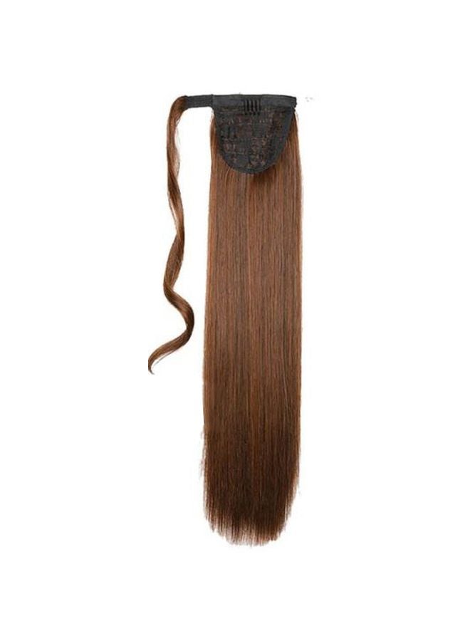 Beauenty Straight Clip-In Hair Extension Brown 24inch - Image 2