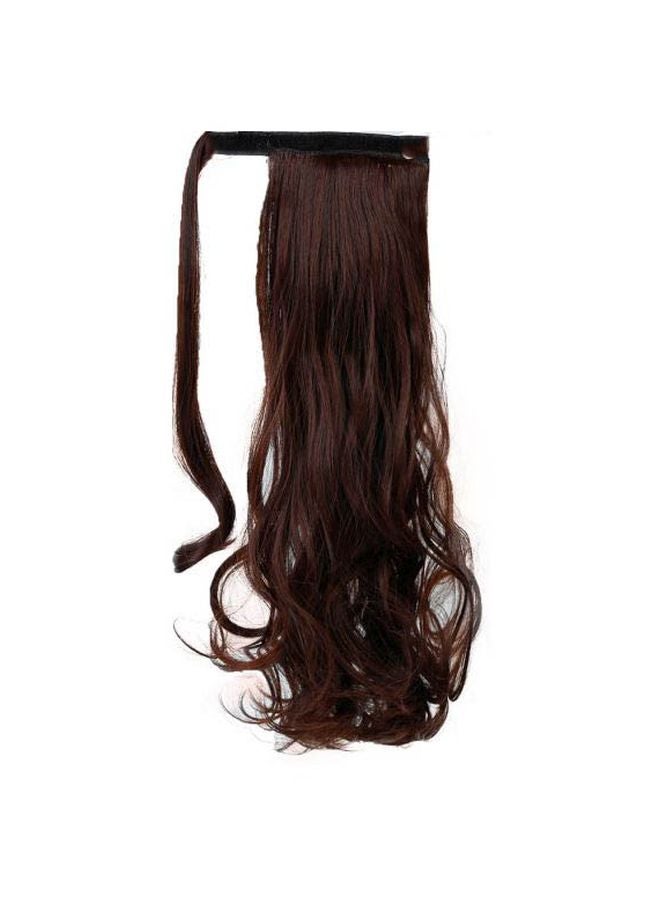 Beauenty Silky Straight Clip In Drawstring Hair Extension Brown 24inch - Image 1