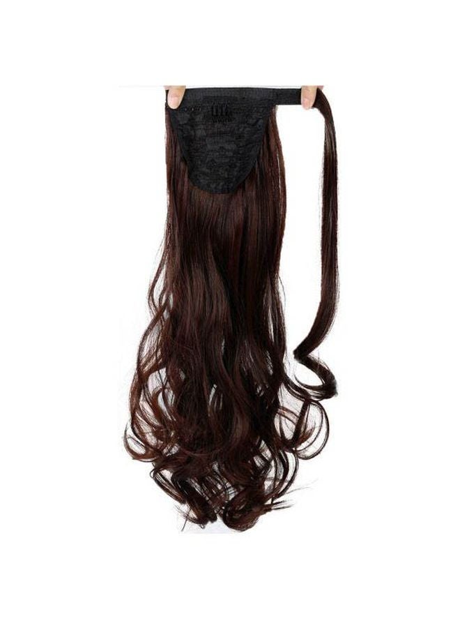 Beauenty Silky Straight Clip In Drawstring Hair Extension Brown 24inch - Image 2