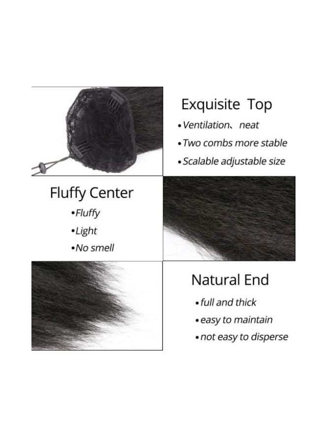 بيوينتي وصلة شعر مموجة أسود 22بوصة - Image 3