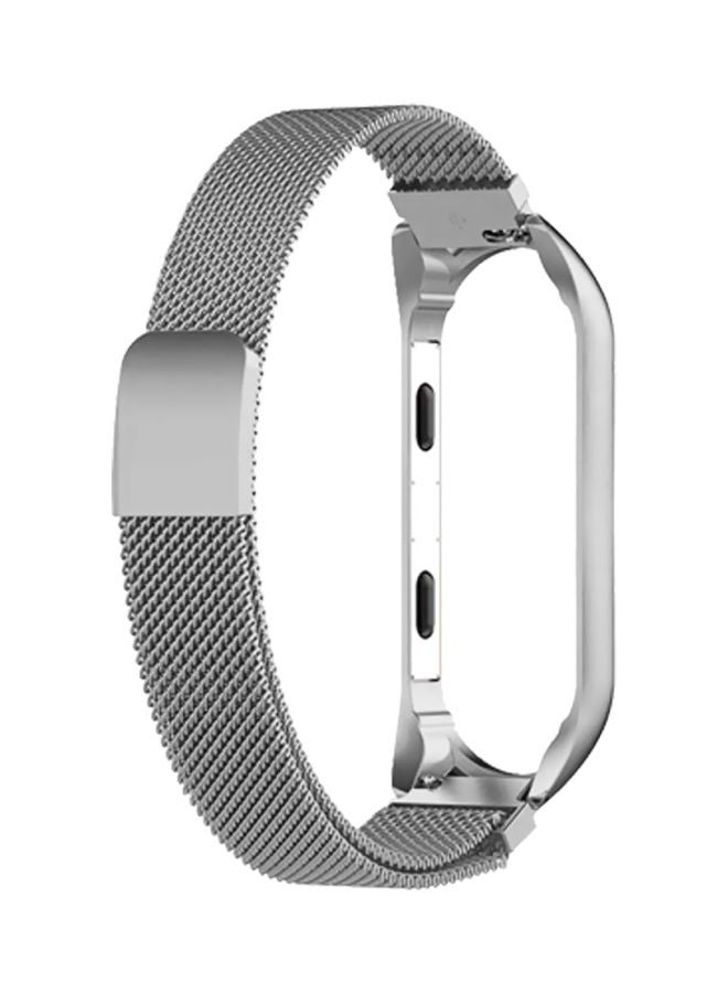 Replacement Band For Xiaomi Mi Band 3/4 Silver  - Image 2