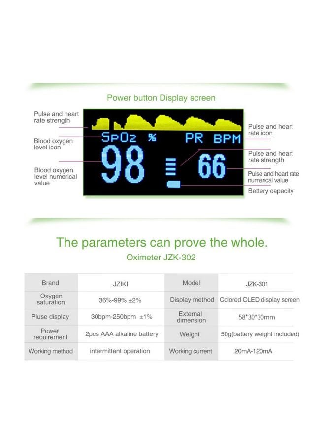 Generic - Pulse Oximeter With Heart Rate Monitor - Image 1