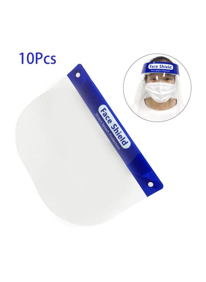 Generic 10-Piece Direct Splash Protection Full Face Shield Masks  - Image 3