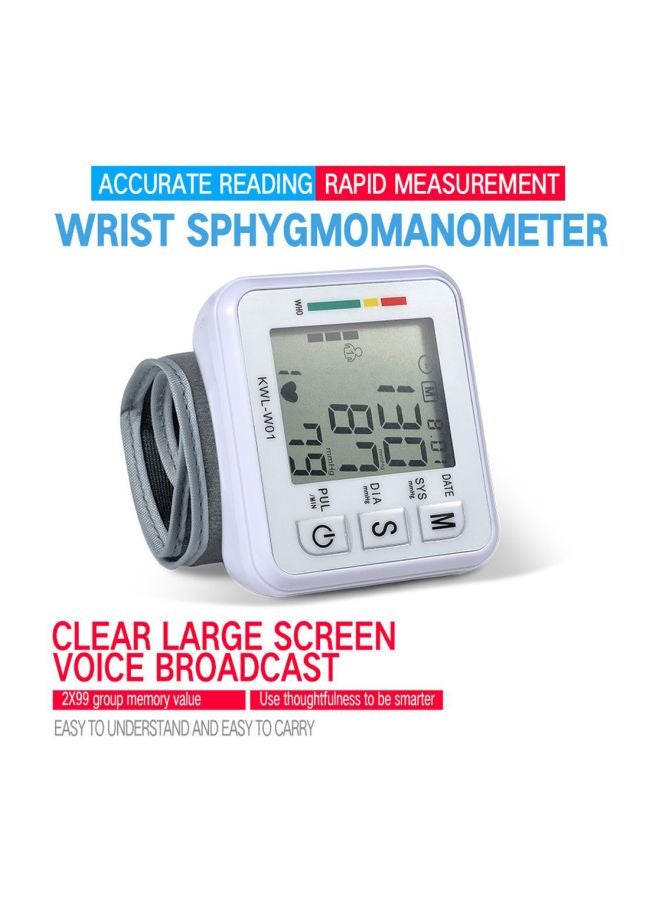 Portable Automatic Digital LCD Display Wrist Phygmomanometer - Image 2