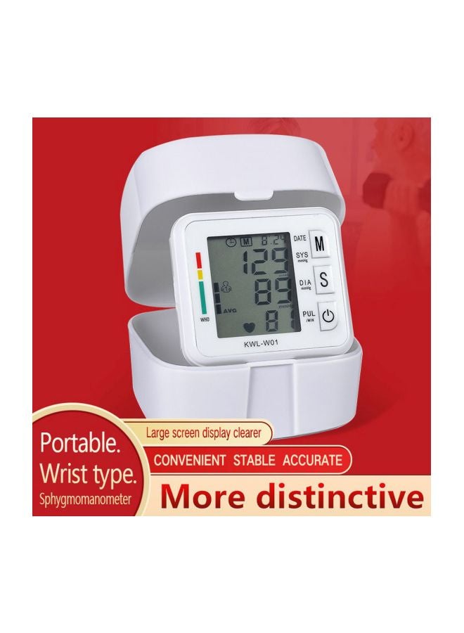 Portable Automatic Digital LCD Display Wrist Phygmomanometer - Image 4