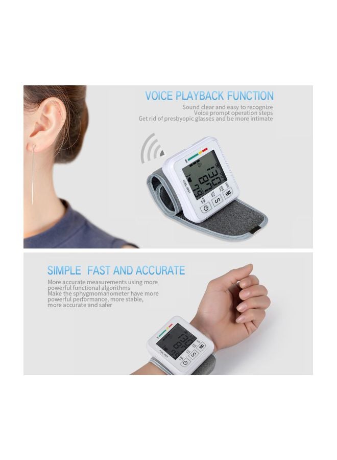 Portable Automatic Digital LCD Display Wrist Phygmomanometer - Image 5