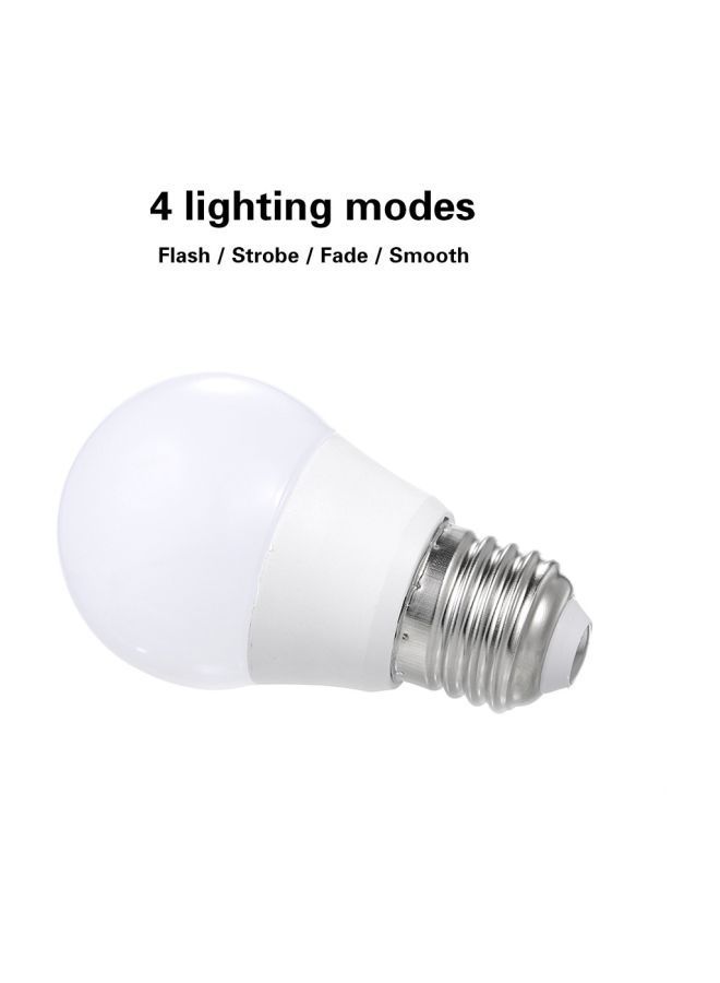 مصباح LED مع جهاز تحكم عن بعد أبيض/فضي/أحمر 11.5سم - Image 2