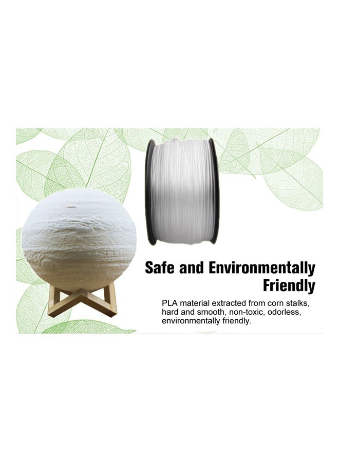 Touch Control 3D Moon Lamp White/Beige 10cm - Image 4