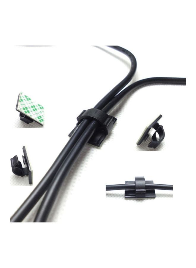 Beauenty 20-Piece Cable Organizing Clip Black - Image 3