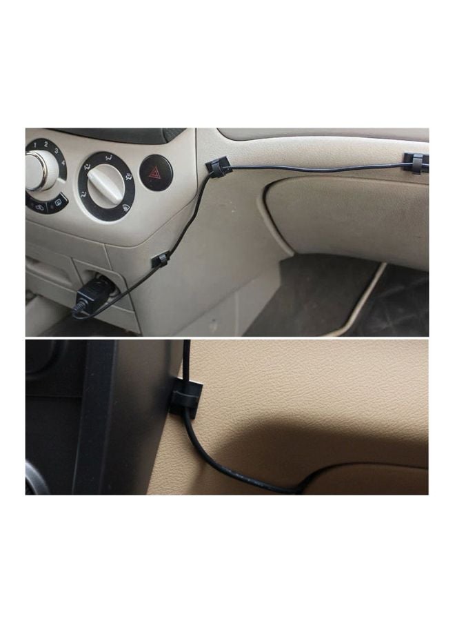 Beauenty 20-Piece Cable Organizing Clip Black - Image 4