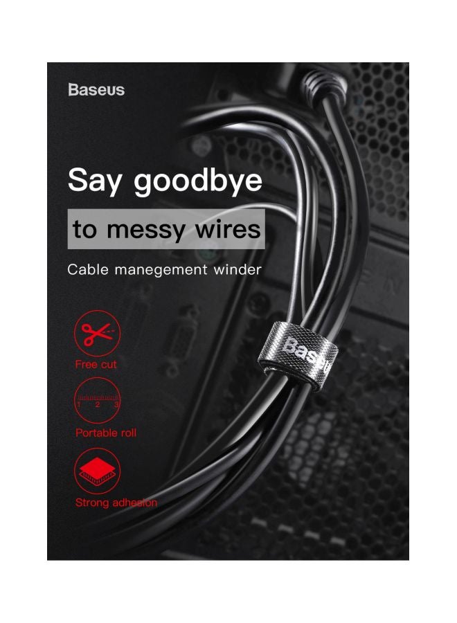بيوينتي شريط ربط لتنظيم الأسلاك والكابلات أسود - Image 3