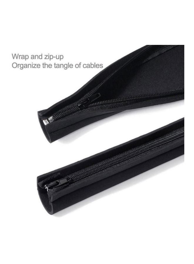 بيوينتي منظم واقٍ للأسلاك والكابلات أسود - Image 2