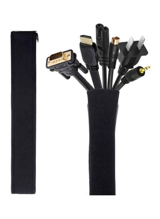 بيوينتي منظم واقٍ للأسلاك والكابلات أسود - Image 4