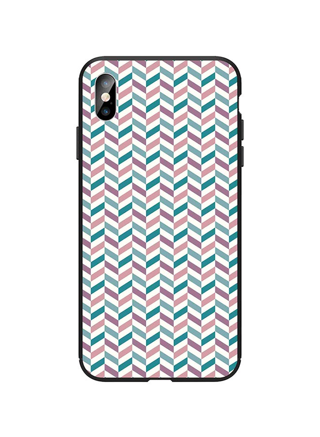 Okteq Shock Absorbing Full Body Matte Printed Protective Case Cover For Apple iPhone X/XS Multicolour 