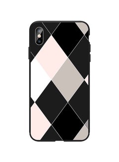 Shock Absorbing Full Body Matte Printed Protective Case Cover For Apple iPhone X/XS Multicolour