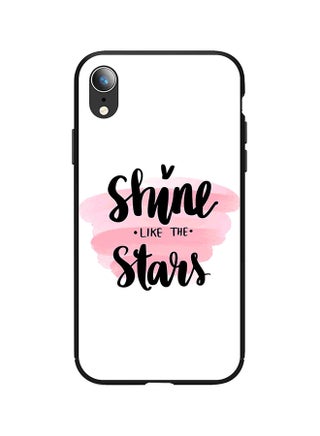 Shock Absorbing Full Body Matte Printed Protective Case Cover For Apple iPhone XR White/Pink/Black - v1585744566/N35896379A_1
