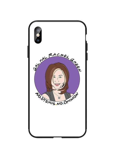 Shock Absorbing Full Body Matte Printed Protective Case Cover For Apple iPhone X/XS Multicolour