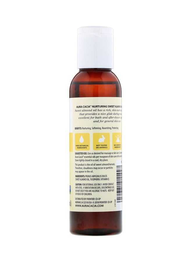 Aura Cacia Sweet Almond Natural Skin Care Oil 118ml - Image 2