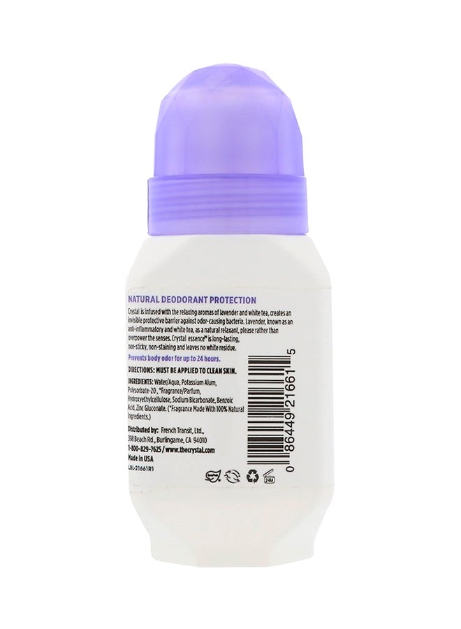 كريستال 5 عبوات مزيل عرق بكرة دوارة غني بالمعادن واللافندر والشاي الأبيض - Image 2