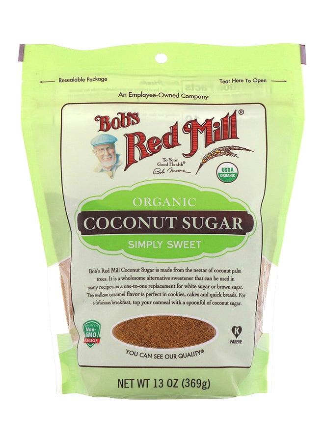 بوبز ريد ميل سكر جوز الهند العضوي بتحلية بسيطة 453غرام - Image 1