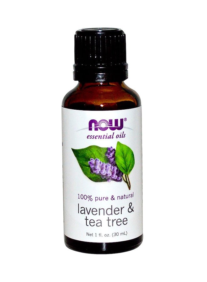 Now Foods Lavender And Tea Tree Blend Essential Oil Clear 30ml  - Image 1