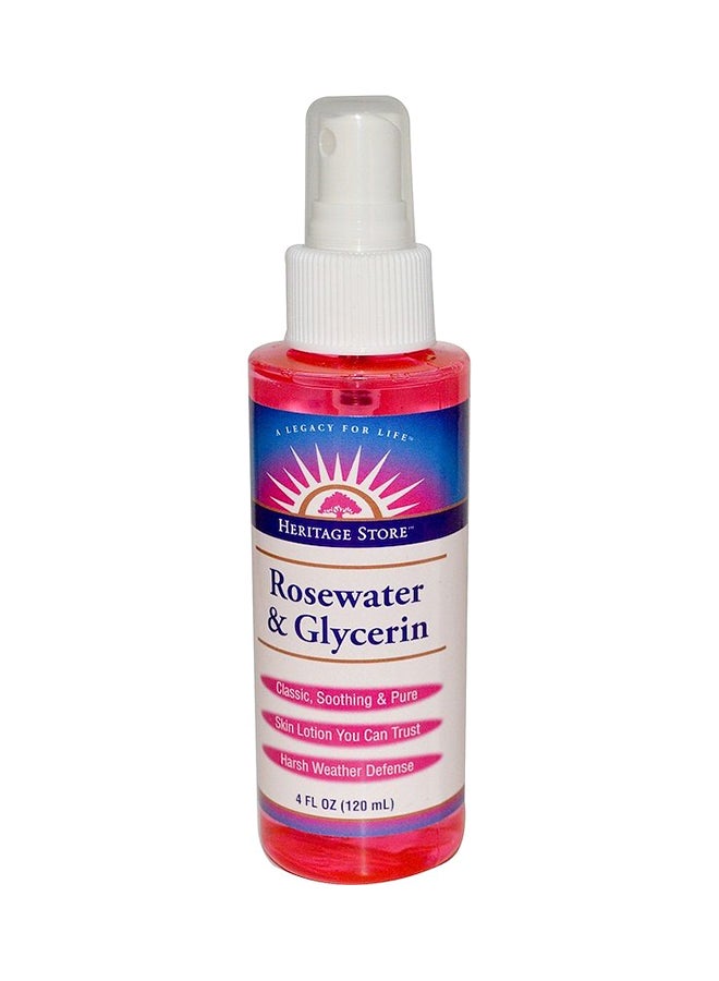 Heritage Store Rosewater And Glycerine Moisturizer 120ml - Image 1