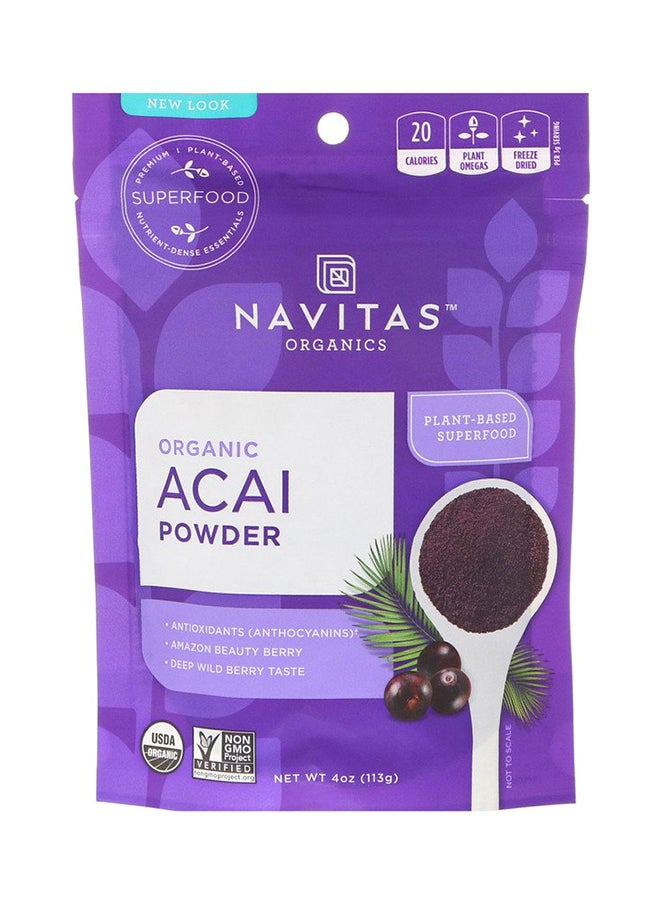 Navitas Naturals Freeze Dried Acai Powder 113grams - Image 1