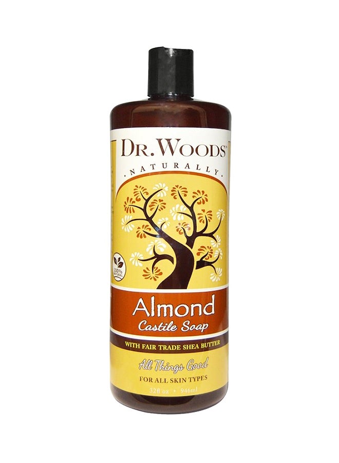 Dr. Woods Almond Castile Soap 946ml  - Image 1
