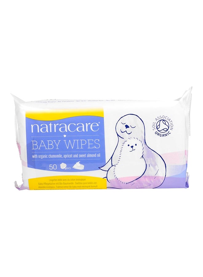 NATRACARE Baby Wipes Value Box 5 Packs x 50 Wipes, 250 Count - Image 1