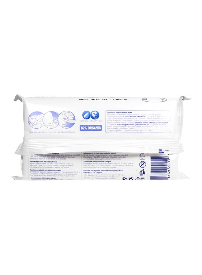 NATRACARE Baby Wipes Value Box 5 Packs x 50 Wipes, 250 Count - Image 2