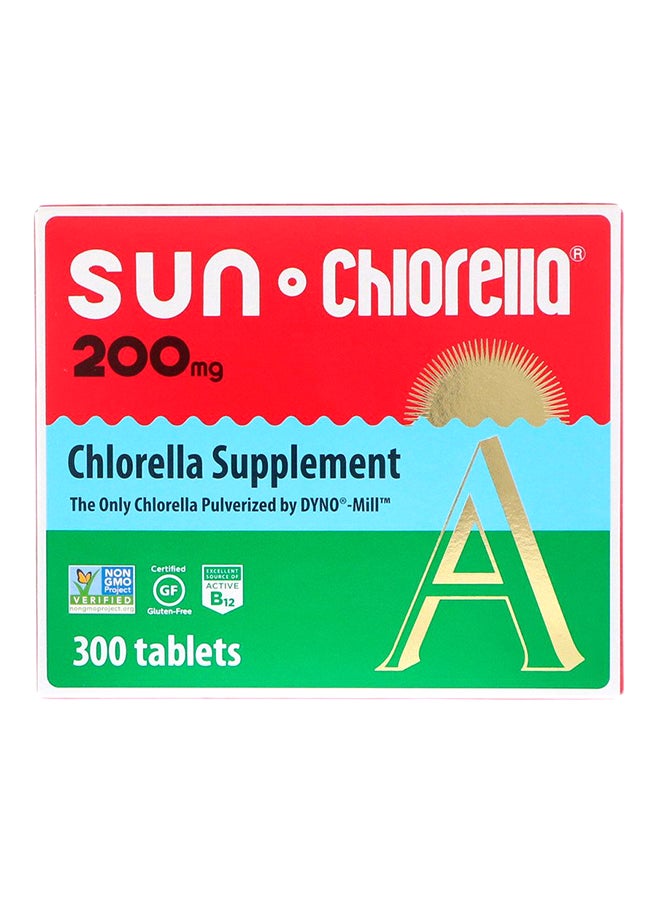صن كلوريلا مكمل غذائي كلوريلا بتركيز 200 مجم - 300 قرص - Image 1
