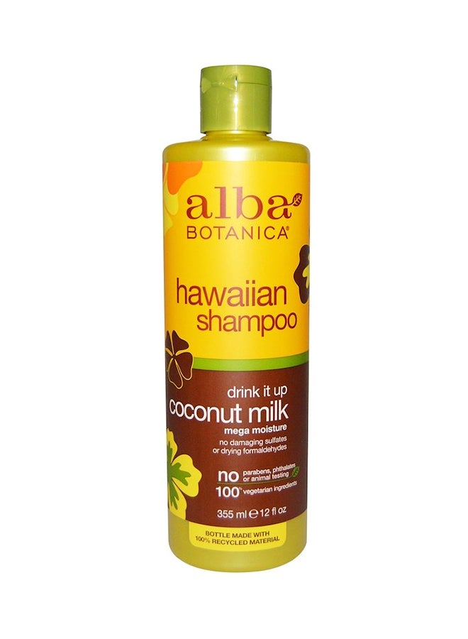 Alba Botanica Pack Of 2 Hawaiian Coconut Milk Shampoo 2 x 355ml  - Image 1