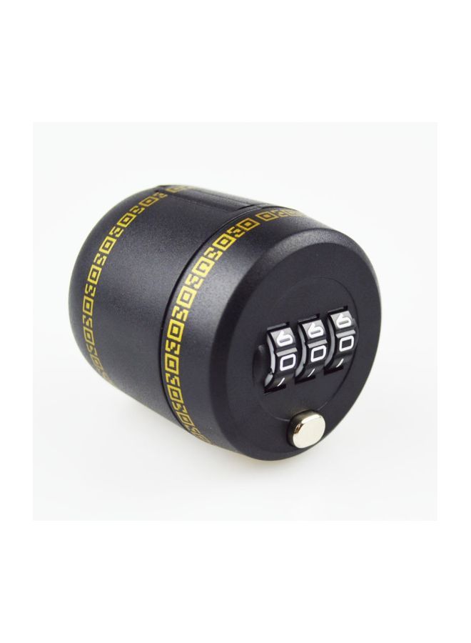 ANSELF - 3-Digit Wine Preservation Bottle Password Lock Black 40x42x45mm - Image 1