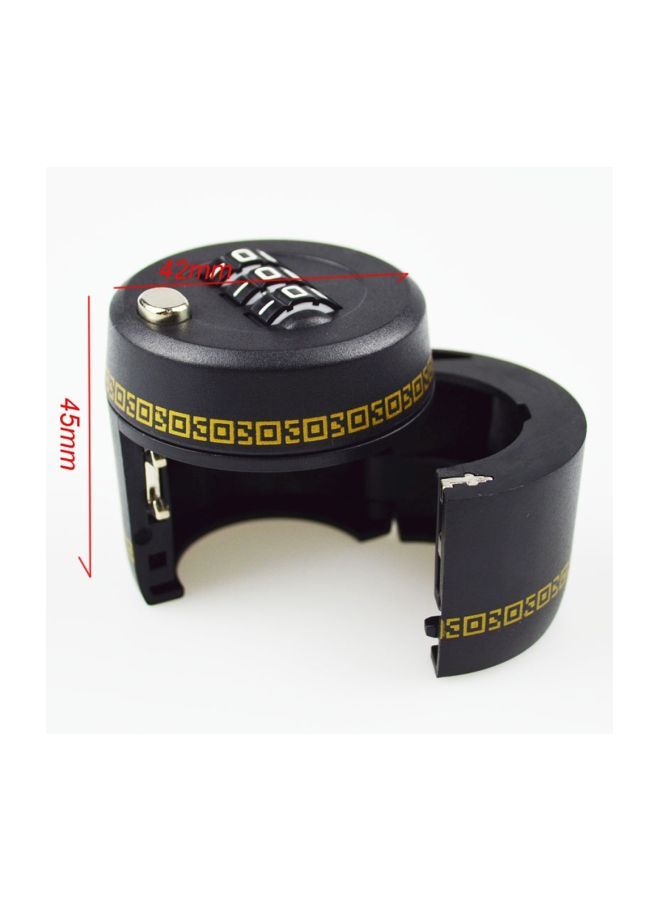 ANSELF - 3-Digit Wine Preservation Bottle Password Lock Black 40x42x45mm - Image 1